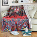 ANZAC Day Sydney Roosters Blanket Military Memorial Aboriginal Indigenous Art