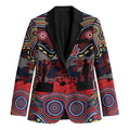 ANZAC Day Sydney Roosters Blazer Military Memorial Aboriginal Indigenous Art