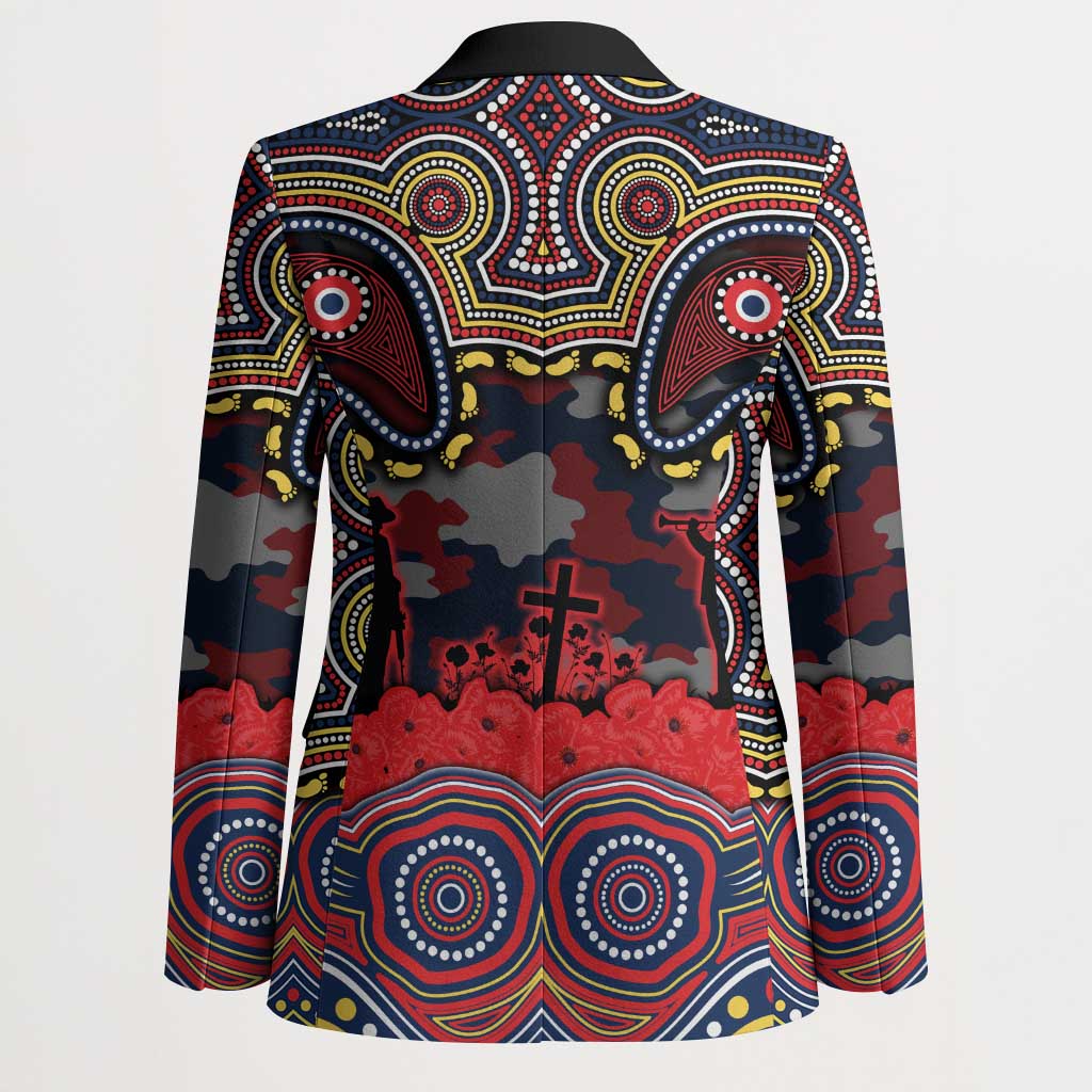 ANZAC Day Sydney Roosters Blazer Military Memorial Aboriginal Indigenous Art
