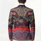 ANZAC Day Sydney Roosters Blazer Military Memorial Aboriginal Indigenous Art