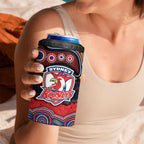 ANZAC Day Sydney Roosters 4 in 1 Can Cooler Tumbler Military Memorial Aboriginal Indigenous Art