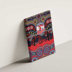 ANZAC Day Sydney Roosters Canvas Wall Art Military Memorial Aboriginal Indigenous Art