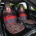 ANZAC Day Sydney Roosters Car Seat Cover Military Memorial Aboriginal Indigenous Art