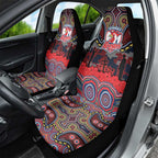 ANZAC Day Sydney Roosters Car Seat Cover Military Memorial Aboriginal Indigenous Art