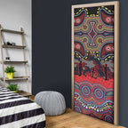 ANZAC Day Sydney Roosters Door Cover Military Memorial Aboriginal Indigenous Art