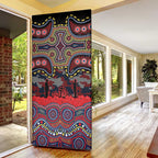 ANZAC Day Sydney Roosters Door Cover Military Memorial Aboriginal Indigenous Art