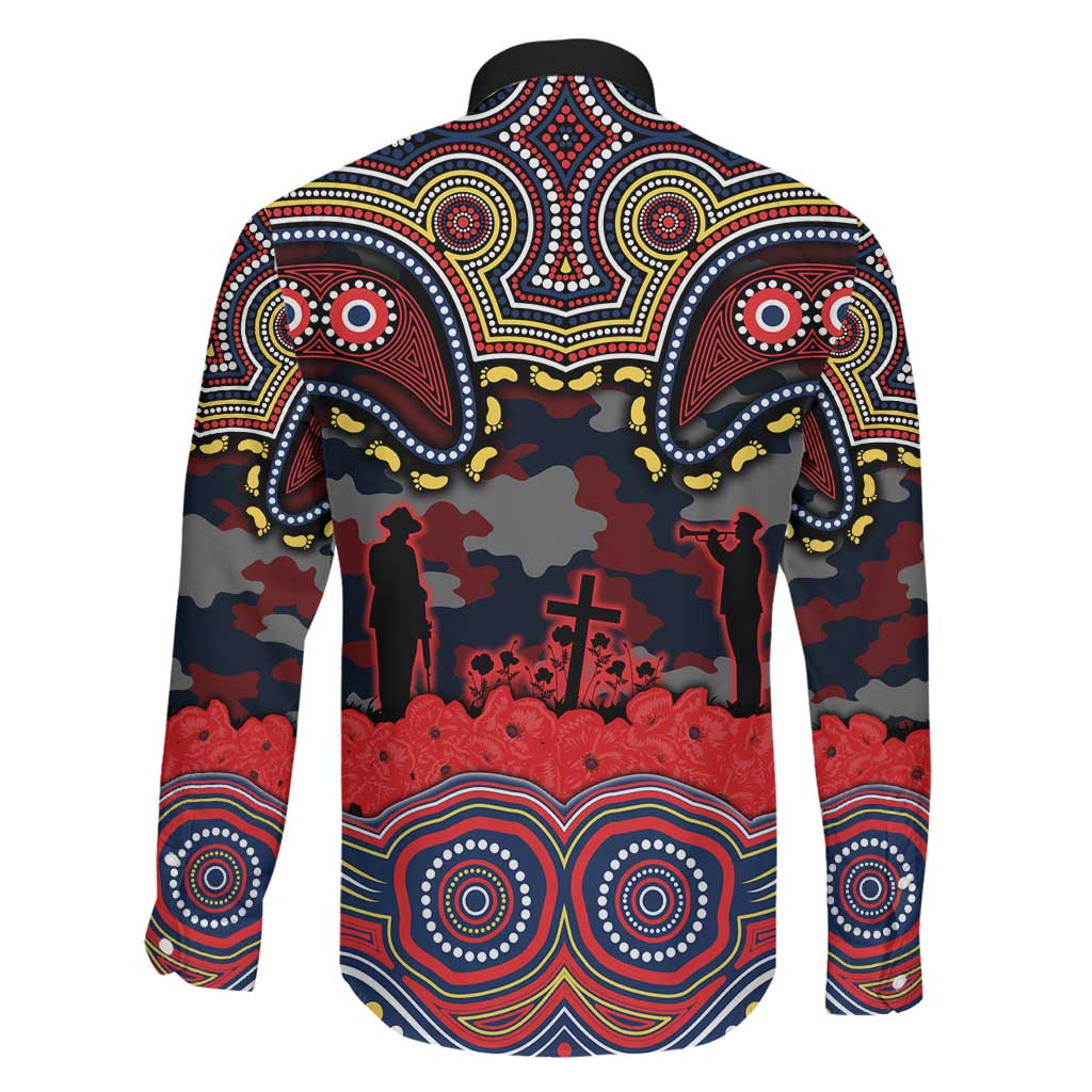 ANZAC Day Sydney Roosters Family Matching Mermaid Dress and Hawaiian Shirt Military Memorial Aboriginal Indigenous Art