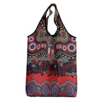 ANZAC Day Sydney Roosters Grocery Bag Military Memorial Aboriginal Indigenous Art