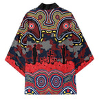 ANZAC Day Sydney Roosters Kimono Military Memorial Aboriginal Indigenous Art