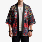 ANZAC Day Sydney Roosters Kimono Military Memorial Aboriginal Indigenous Art