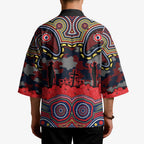ANZAC Day Sydney Roosters Kimono Military Memorial Aboriginal Indigenous Art