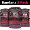 ANZAC Day Sydney Roosters Neck Gaiter Military Memorial Aboriginal Indigenous Art
