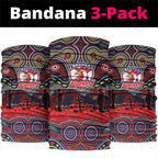 ANZAC Day Sydney Roosters Neck Gaiter Military Memorial Aboriginal Indigenous Art