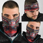 ANZAC Day Sydney Roosters Neck Gaiter Military Memorial Aboriginal Indigenous Art