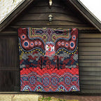 ANZAC Day Sydney Roosters Quilt Military Memorial Aboriginal Indigenous Art