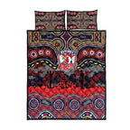 ANZAC Day Sydney Roosters Quilt Bed Set Military Memorial Aboriginal Indigenous Art