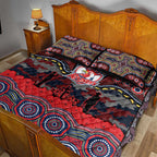 ANZAC Day Sydney Roosters Quilt Bed Set Military Memorial Aboriginal Indigenous Art