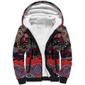ANZAC Day Sydney Roosters Sherpa Hoodie Military Memorial Aboriginal Indigenous Art