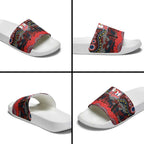 ANZAC Day Sydney Roosters Slide Sandals Military Memorial Aboriginal Indigenous Art