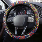 ANZAC Day Sydney Roosters Steering Wheel Cover Military Memorial Aboriginal Indigenous Art