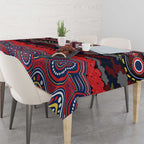 ANZAC Day Sydney Roosters Tablecloth Military Memorial Aboriginal Indigenous Art
