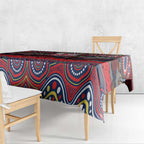 ANZAC Day Sydney Roosters Tablecloth Military Memorial Aboriginal Indigenous Art