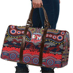 ANZAC Day Sydney Roosters Travel Bag Military Memorial Aboriginal Indigenous Art