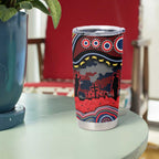 ANZAC Day Sydney Roosters Tumbler Cup Military Memorial Aboriginal Indigenous Art