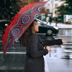 ANZAC Day Sydney Roosters Umbrella Military Memorial Aboriginal Indigenous Art