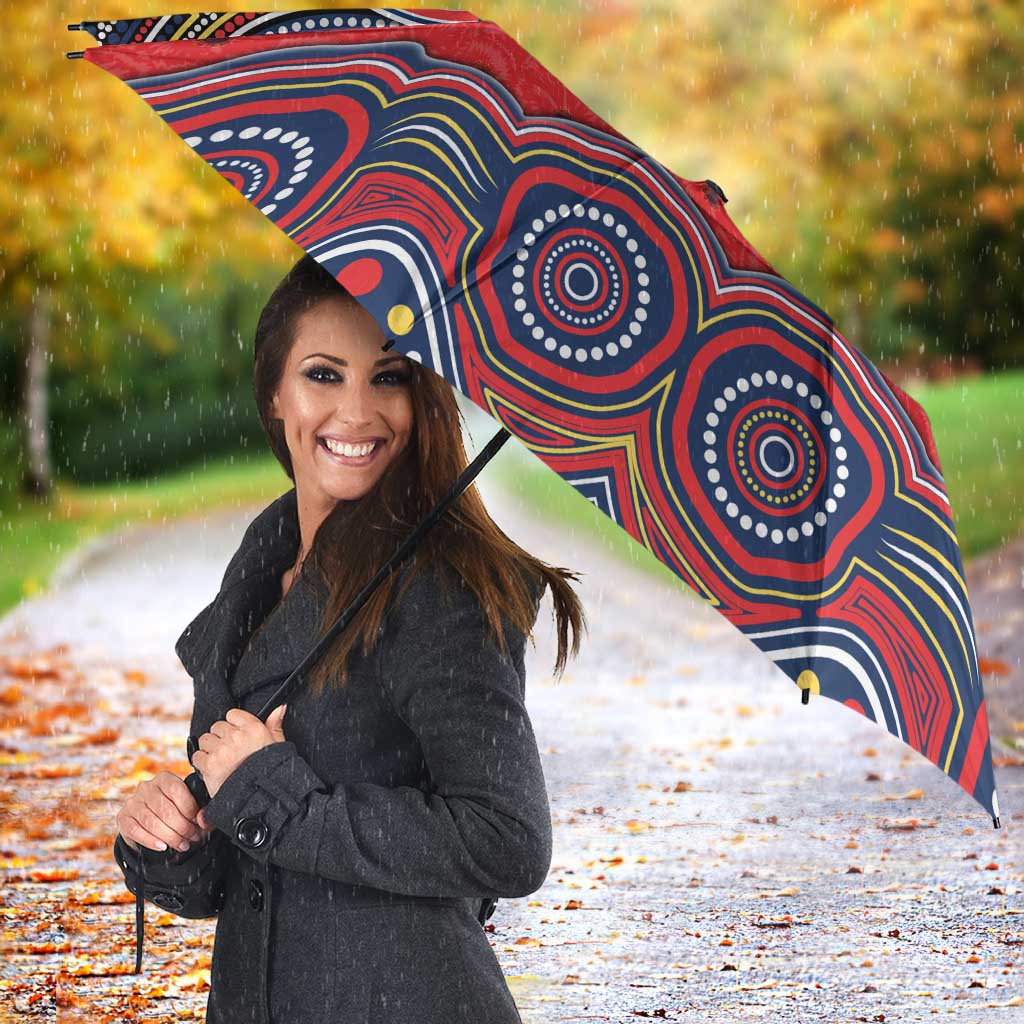 ANZAC Day Sydney Roosters Umbrella Military Memorial Aboriginal Indigenous Art