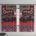 ANZAC Day Sydney Roosters Window Curtain Military Memorial Aboriginal Indigenous Art