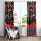ANZAC Day Sydney Roosters Window Curtain Military Memorial Aboriginal Indigenous Art