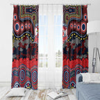 ANZAC Day Sydney Roosters Window Curtain Military Memorial Aboriginal Indigenous Art