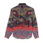 ANZAC Day Sydney Roosters Women Casual Shirt Military Memorial Aboriginal Indigenous Art