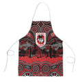 ANZAC Day St George Illawarra Dragons Apron Military Memorial Aboriginal Indigenous Art