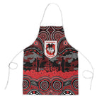 ANZAC Day St George Illawarra Dragons Apron Military Memorial Aboriginal Indigenous Art