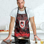 ANZAC Day St George Illawarra Dragons Apron Military Memorial Aboriginal Indigenous Art