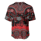 ANZAC Day St George Illawarra Dragons Baseball Jersey Military Memorial Aboriginal Indigenous Art