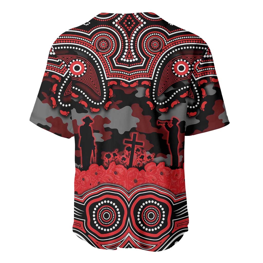 ANZAC Day St George Illawarra Dragons Baseball Jersey Military Memorial Aboriginal Indigenous Art