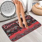 ANZAC Day St George Illawarra Dragons Bathroom Set Military Memorial Aboriginal Indigenous Art