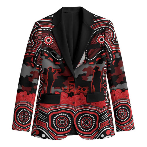 ANZAC Day St George Illawarra Dragons Blazer Military Memorial Aboriginal Indigenous Art