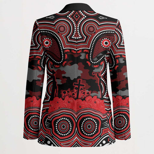 ANZAC Day St George Illawarra Dragons Blazer Military Memorial Aboriginal Indigenous Art