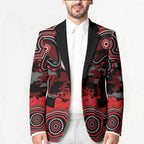 ANZAC Day St George Illawarra Dragons Blazer Military Memorial Aboriginal Indigenous Art