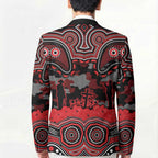 ANZAC Day St George Illawarra Dragons Blazer Military Memorial Aboriginal Indigenous Art