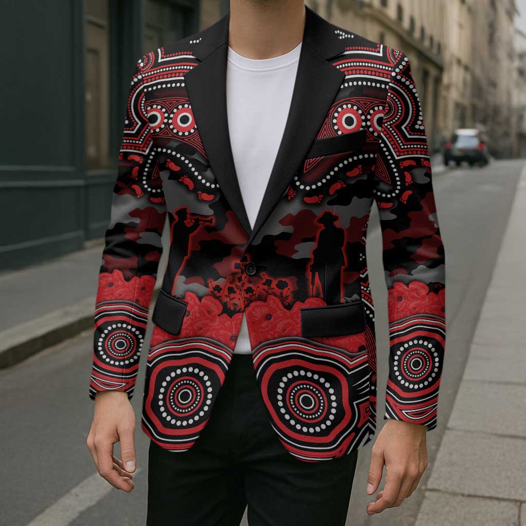 ANZAC Day St George Illawarra Dragons Blazer Military Memorial Aboriginal Indigenous Art
