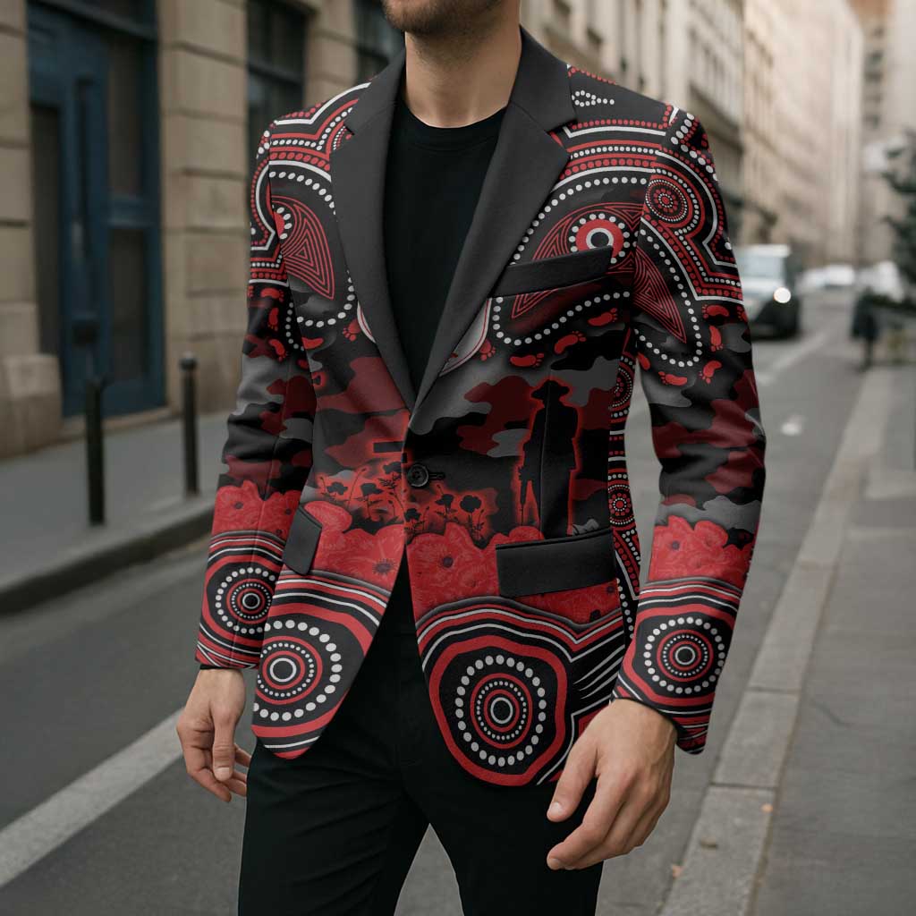ANZAC Day St George Illawarra Dragons Blazer Military Memorial Aboriginal Indigenous Art