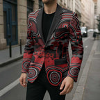 ANZAC Day St George Illawarra Dragons Blazer Military Memorial Aboriginal Indigenous Art