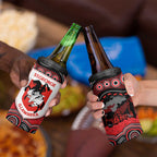 ANZAC Day St George Illawarra Dragons 4 in 1 Can Cooler Tumbler Military Memorial Aboriginal Indigenous Art