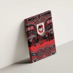 ANZAC Day St George Illawarra Dragons Canvas Wall Art Military Memorial Aboriginal Indigenous Art