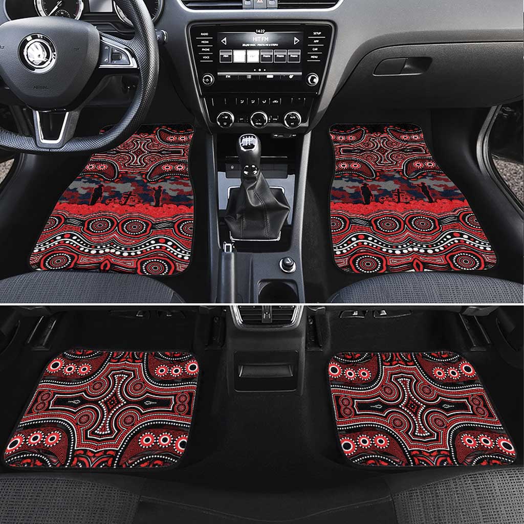 ANZAC Day St George Illawarra Dragons Car Mats Military Memorial Aboriginal Indigenous Art